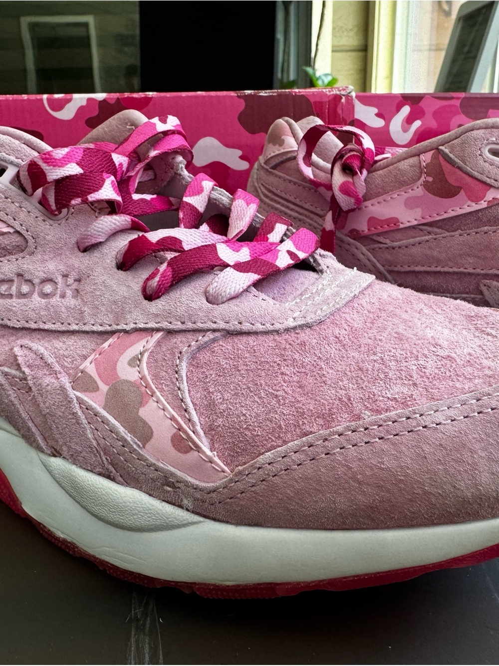 Reebok Cam’ron x Ventilator Supreme ‘Fleebok 2’ Pink Suede 8.5 Mens or 10 Women’